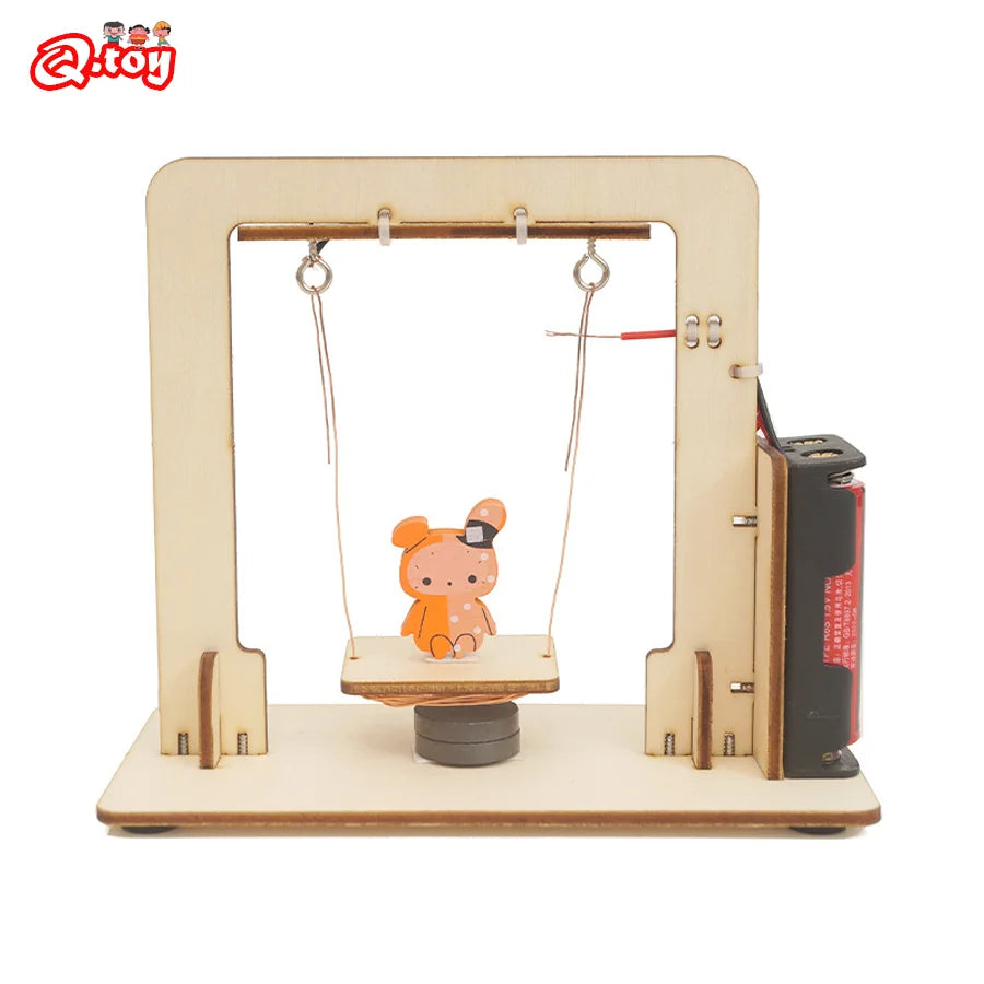 DIY電磁搖擺模型 (STEM套件,兒童科技,科學玩具,學校實驗工具套件,學習教育兒童)