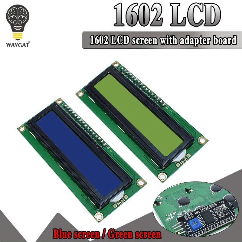 LCD1602液晶模組藍屏/綠屏 for Arduino UNO