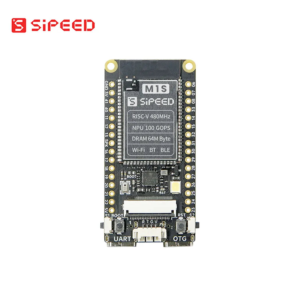 Sipeed M1s Dock AI+IoT BL808 tinyML RISC-V Linux 人工智慧開發板