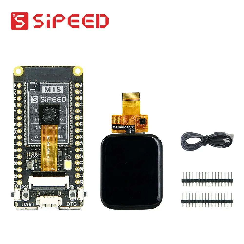 Sipeed M1s Dock AI+IoT BL808 tinyML RISC-V Linux 人工智慧開發板